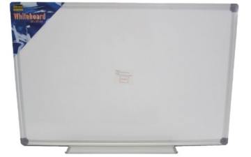 Idena 568019 - Whiteboard Alu-Rahmen, ca. 40 x 60 cm, mit Stiftablage - 2