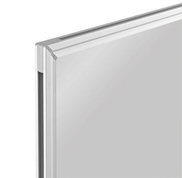 magnetoplan Whiteboard SP 120 x 90 cm, in weiteren Größen auswählbar, mit speziallackierter Oberfläche, Metallrückwand, inklusive Befestigungsmaterial - 3