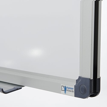 MOB Whiteboard Economy | schutzlackiert & magnethaftend - im stabilen Alurahmen - 90x120cm - 3