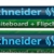 Schneider Maxx Eco110 Whiteboard-Kit Marker (Halterung mit Lösch-Schwamm) Set mit je 4 Marker und Ersatzpatronen schwarz/rot/blau/grün - 4