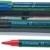 Schneider Maxx Eco110 Whiteboard-Kit Marker (Halterung mit Lösch-Schwamm) Set mit je 4 Marker und Ersatzpatronen schwarz/rot/blau/grün - 1