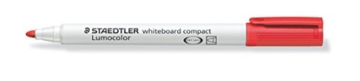 Staedtler 341 WP4 Compact Whiteboard-Marker trocken abwischbar 4 Stück farblich sortiert - 4