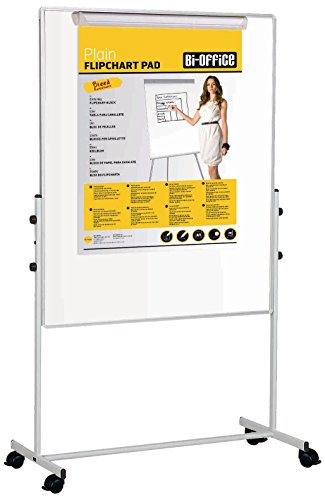 Bi-Office Mobiles Whiteboard Duo mit Zusätzlicher Pinnwand auf Der Rückseite -