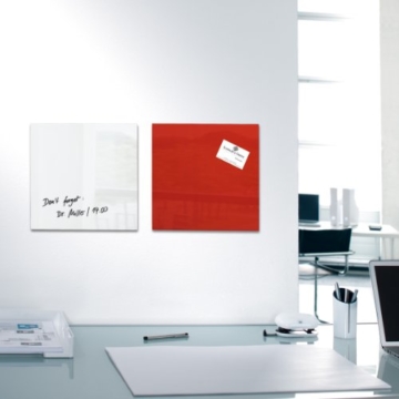 Sigel GL158 Glas-Magnetboard / Magnettafel artverum weiß, 30 x 30 cm - weitere Farben - 