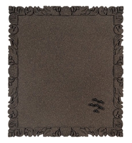 Bi-Office Korktafel Rococork, rahmenlos, hochwertige Korkoberfläche, schwarz, 40 x 45 cm - 1