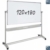 Whiteboards "Pro"– mobil – Emaille – doppelseitig – magnetisch – 120x180cm - 1